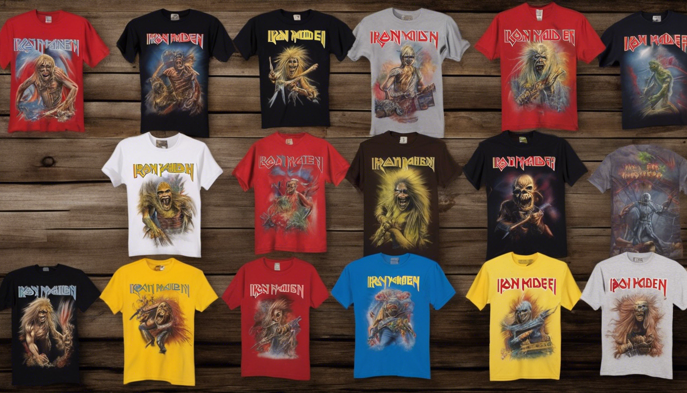 découvrez notre collection incontournable de t-shirts iron maiden, parfaits pour les fans de heavy metal. affichez votre passion pour ce groupe légendaire avec des designs uniques et de qualité. faites partie de la légende!
