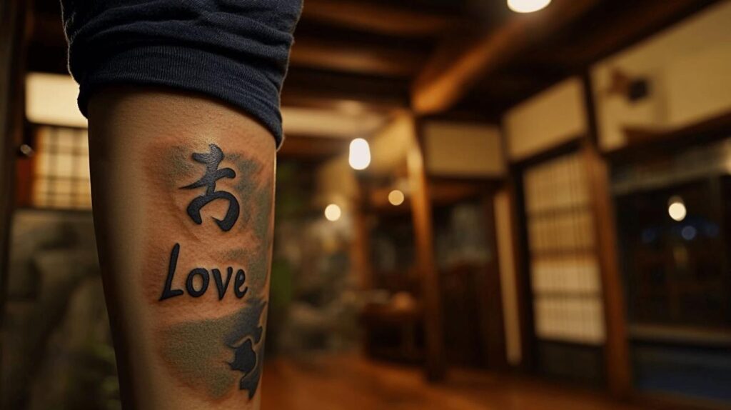 Comment exprimer l&rsquo;amour en japonais à travers un tatouage?
