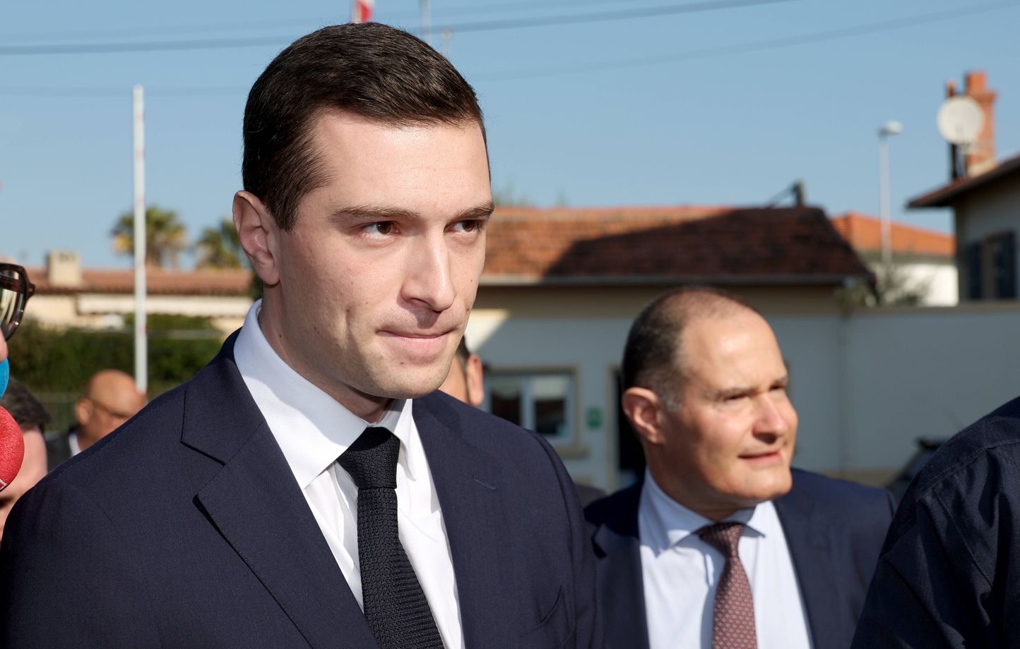 Jordan Bardella visite Fabrice Leggeri