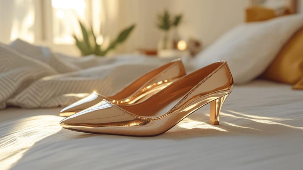 Les avantages des mules dorées à talons pour votre garde-robe