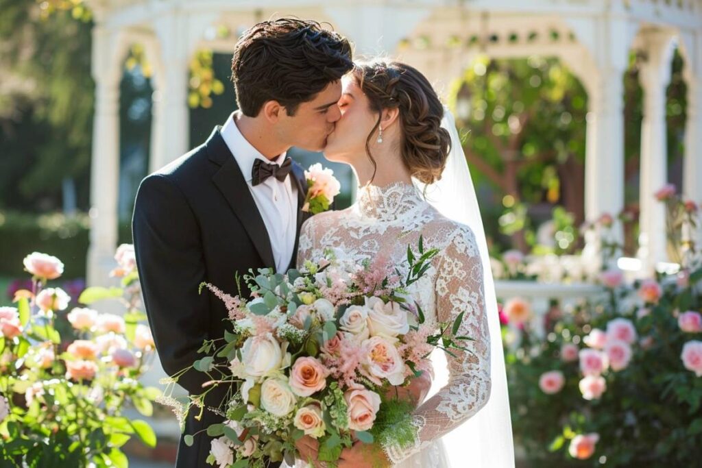 Photo du mariage de Charlotte d'Ornellas, illustrant sa vie privée